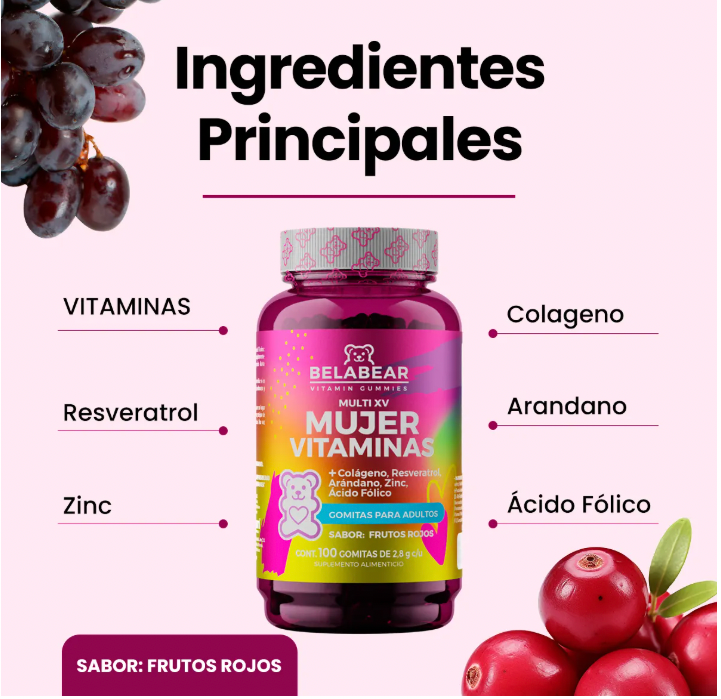 Trío Multivitamínico Belabear
