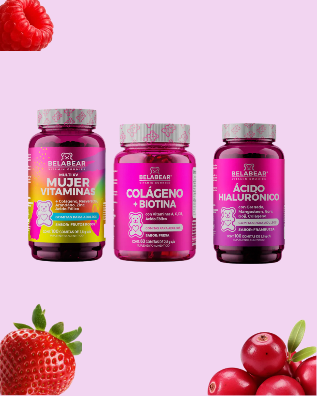 Trío Multivitamínico Belabear